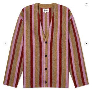 Surf & Supply Kanoa Stripe shetland wool Cardigan